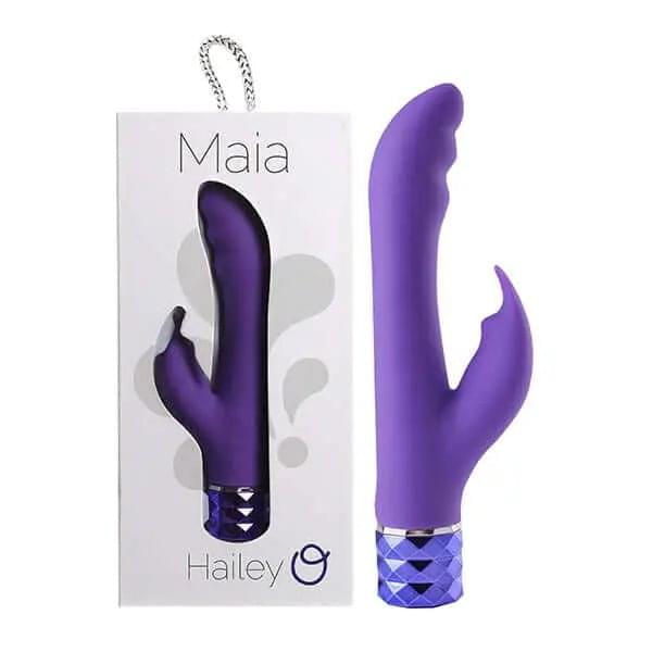 Maia Hailey -  15.2 cm USB Rechargeable Rabbit Vibrator Maia Toys Discreet Intimate Essentials.