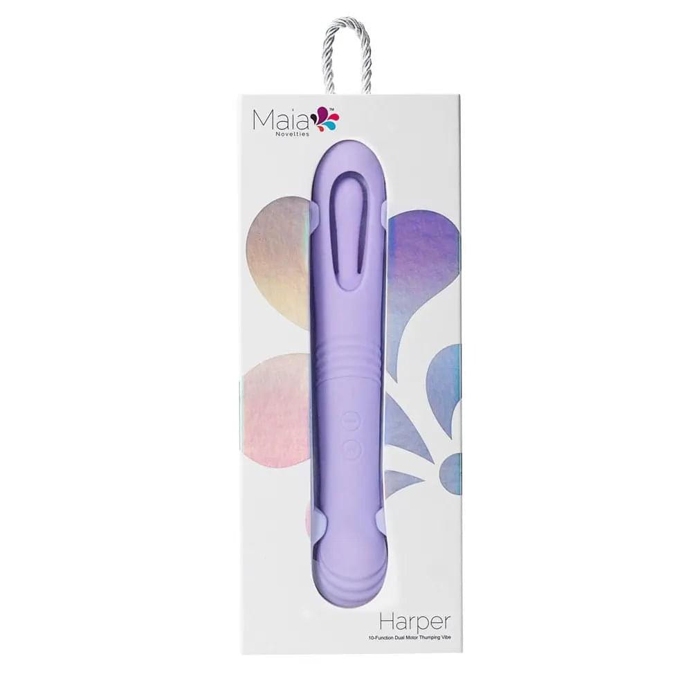 Maia HARPER -  24.1 cm USB Rechargeable Vibrator Maia Toys Discreet Intimate Essentials.