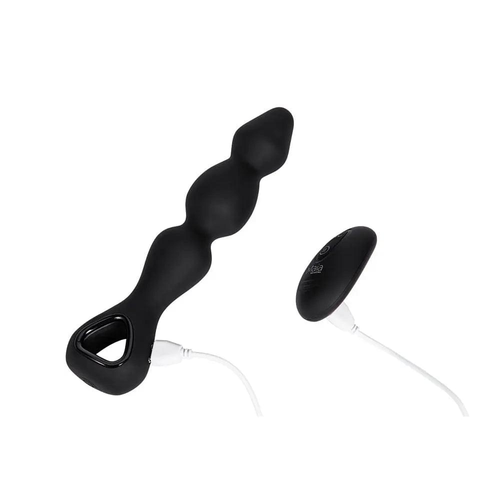 Maia HUDSON -  19 cm USB Rechargeable Anal Vibrator with Wireless Remote Maia Toys Discreet Intimate Essentials.
