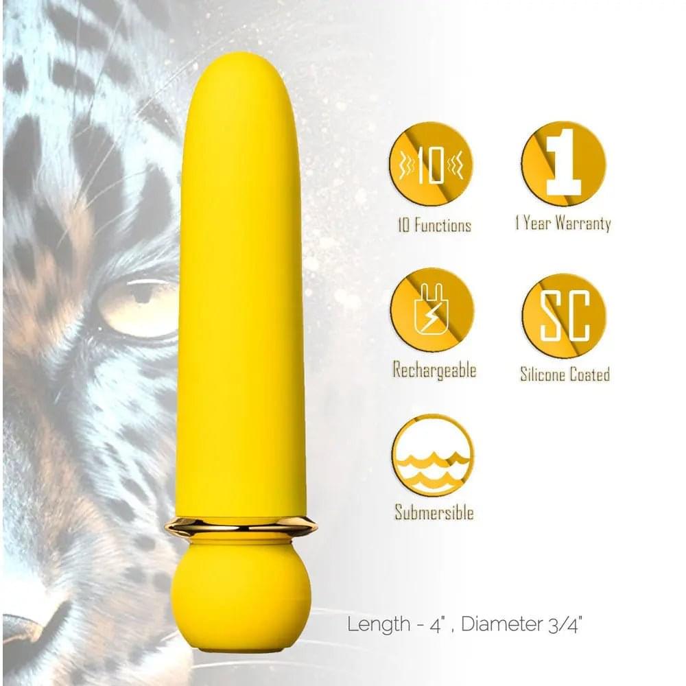 Maia JAGUAR -  -  10.1 cm USB Rechargeable Bullet Maia Toys Discreet Intimate Essentials.