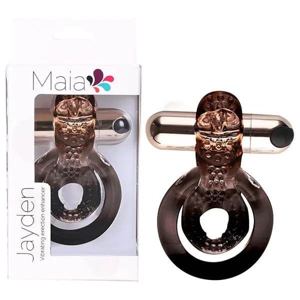 Maia Jayden -  USB Rechargeable Vibrating Cock & Ball Rings Maia Toys Discreet Intimate Essentials.