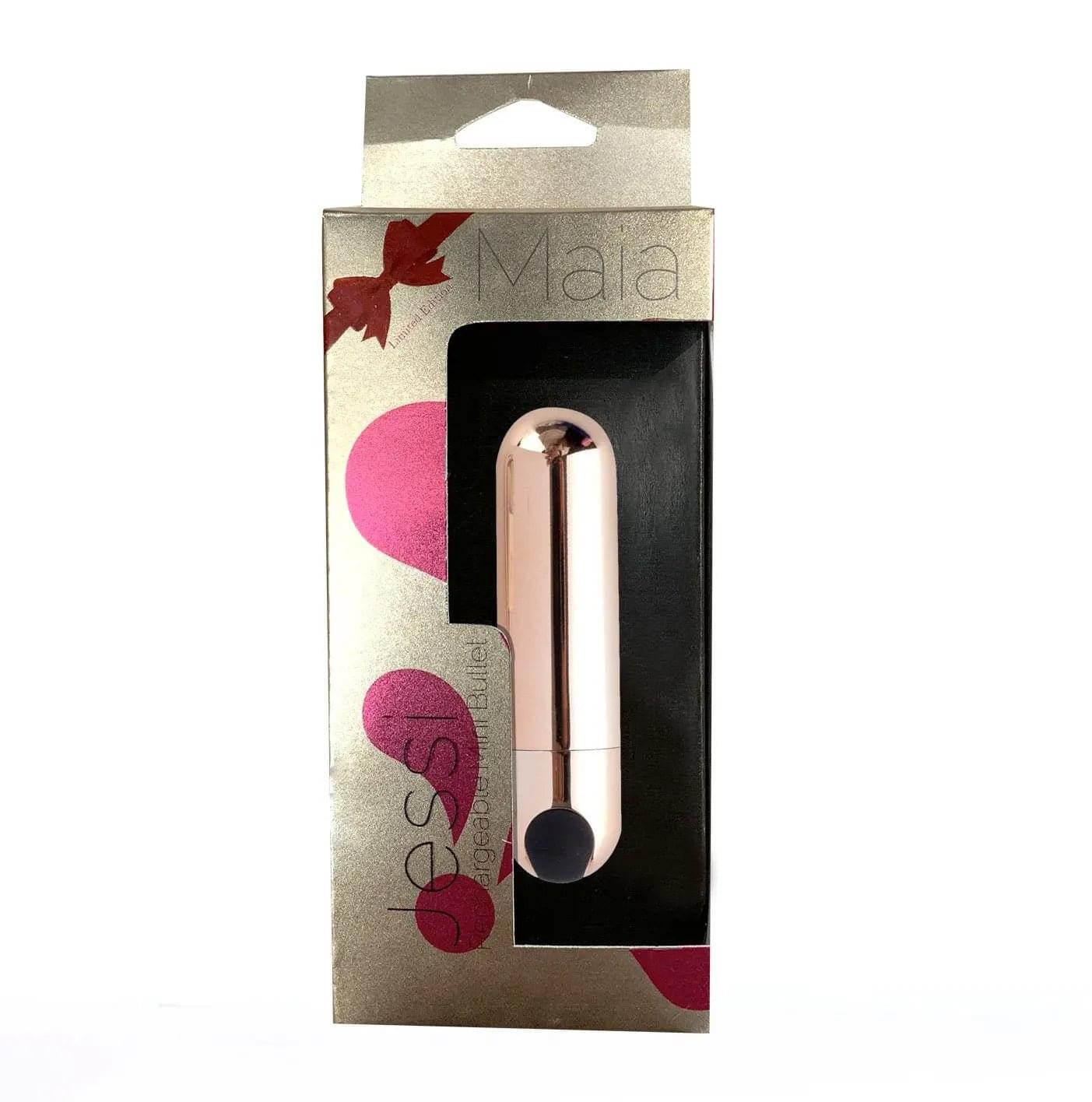 Maia Jessi -  7.6 cm USB Rechargeable Bullet Maia Toys Discreet Intimate Essentials.