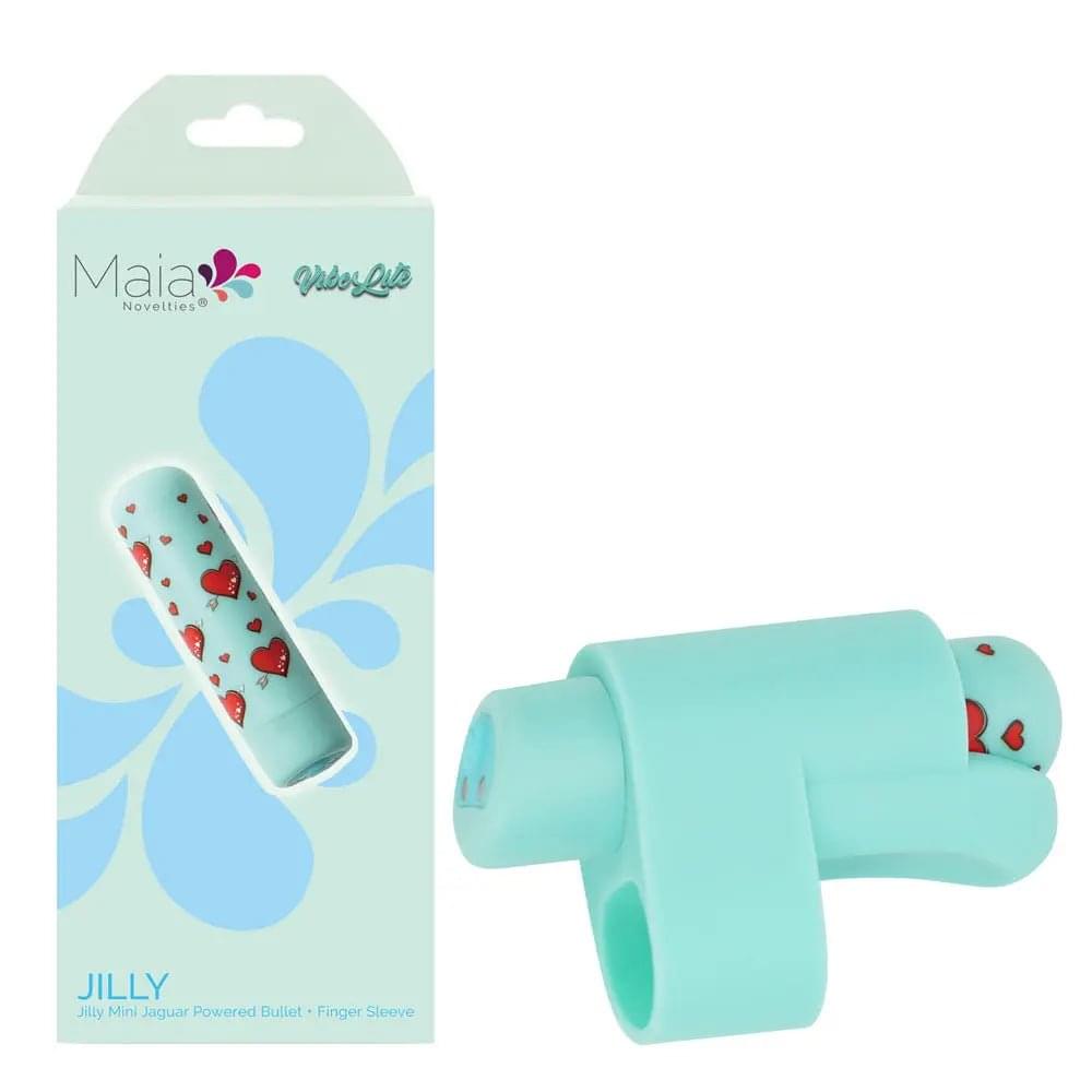 Maia JILLY - Teal - Teal USB Rechargeable Powerful Finger Stimulator Maia Toys Discreet Intimate Essentials.