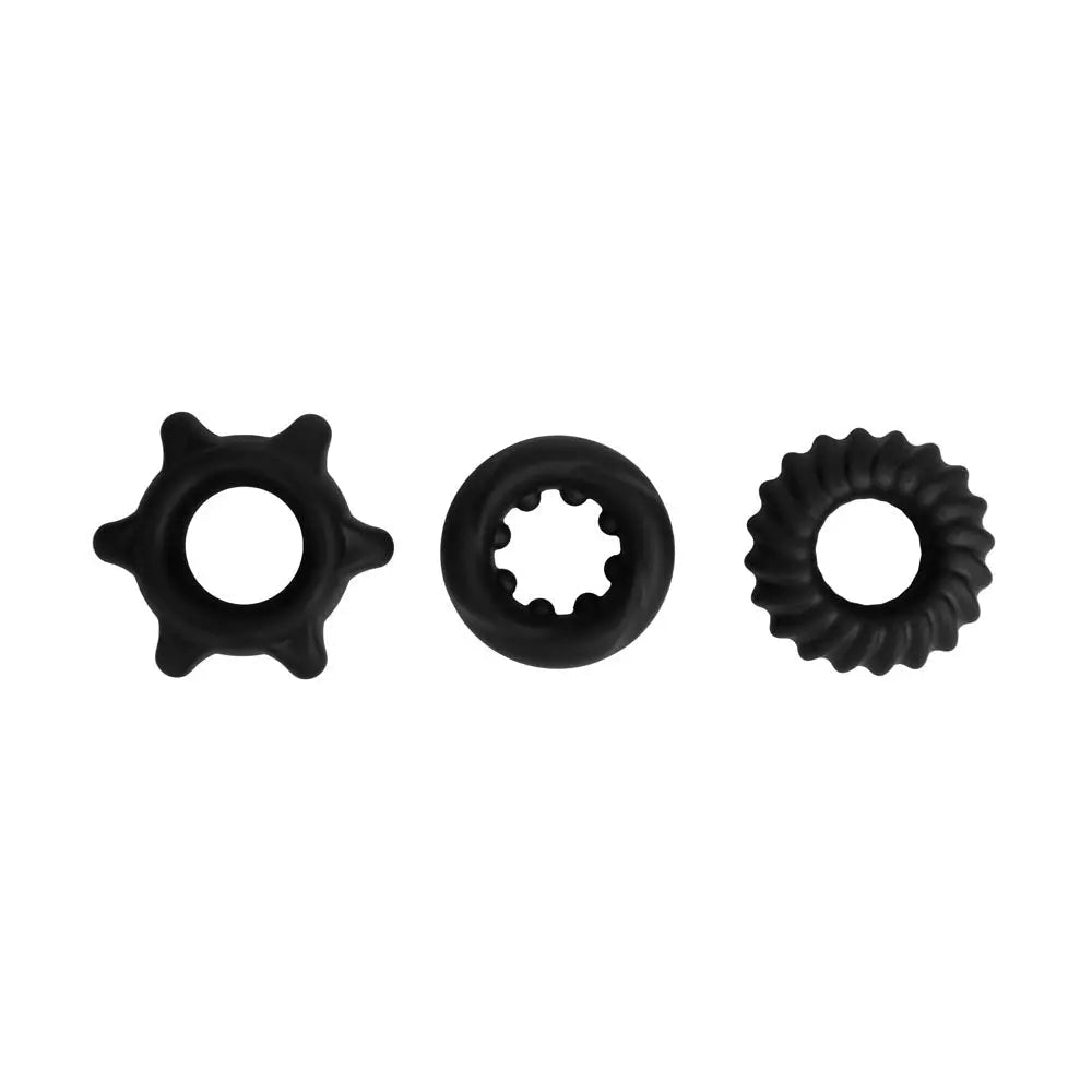 Shop affordable quality Maia MANZO - Silicone Cock Rings - Set of 3 - Discreet Intimate Essentials - COCK RINGS - Maia Toys