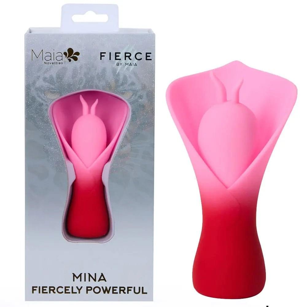 Maia MINA -  - /Pink USB Rechargeable Fluttering Flower Stimulator Maia Toys Discreet Intimate Essentials.
