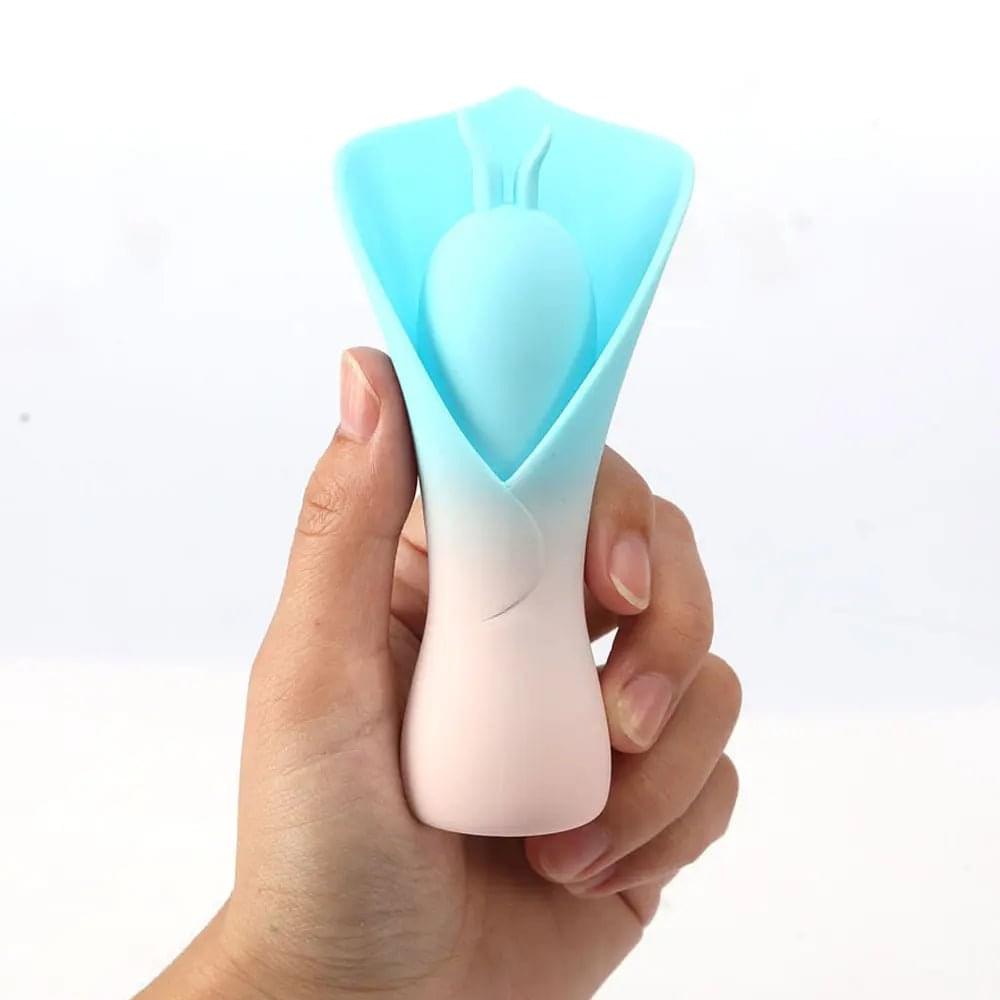 Maia MINA -  - /Pink USB Rechargeable Fluttering Flower Stimulator Maia Toys Discreet Intimate Essentials.
