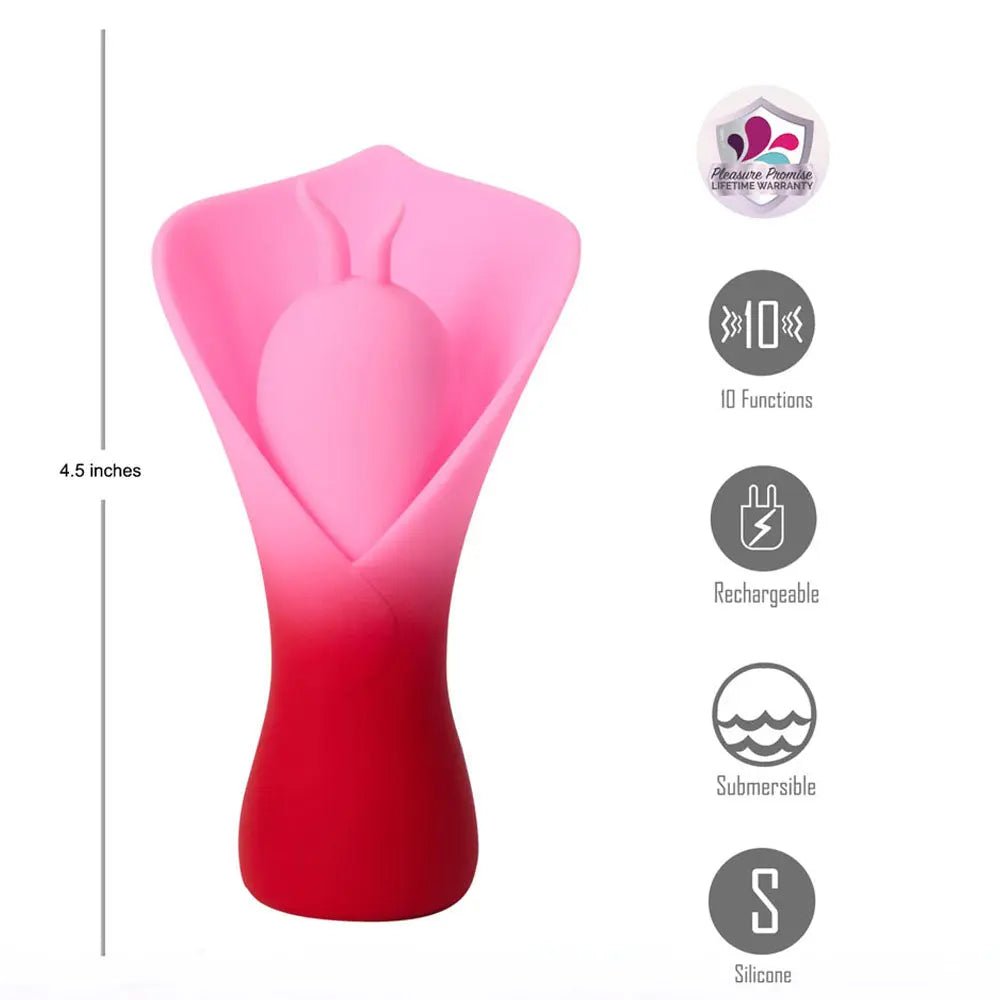 Shop affordable quality Maia MINA - /Pink USB Rechargeable Fluttering Flower Stimulator - Discreet Intimate Essentials - STIMULATORS - Maia Toys
