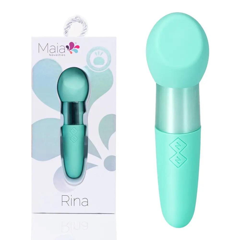 Maia RINA - Teal - Teal 13.3 cm USB Rechargeable Vibrator Maia Toys Discreet Intimate Essentials.