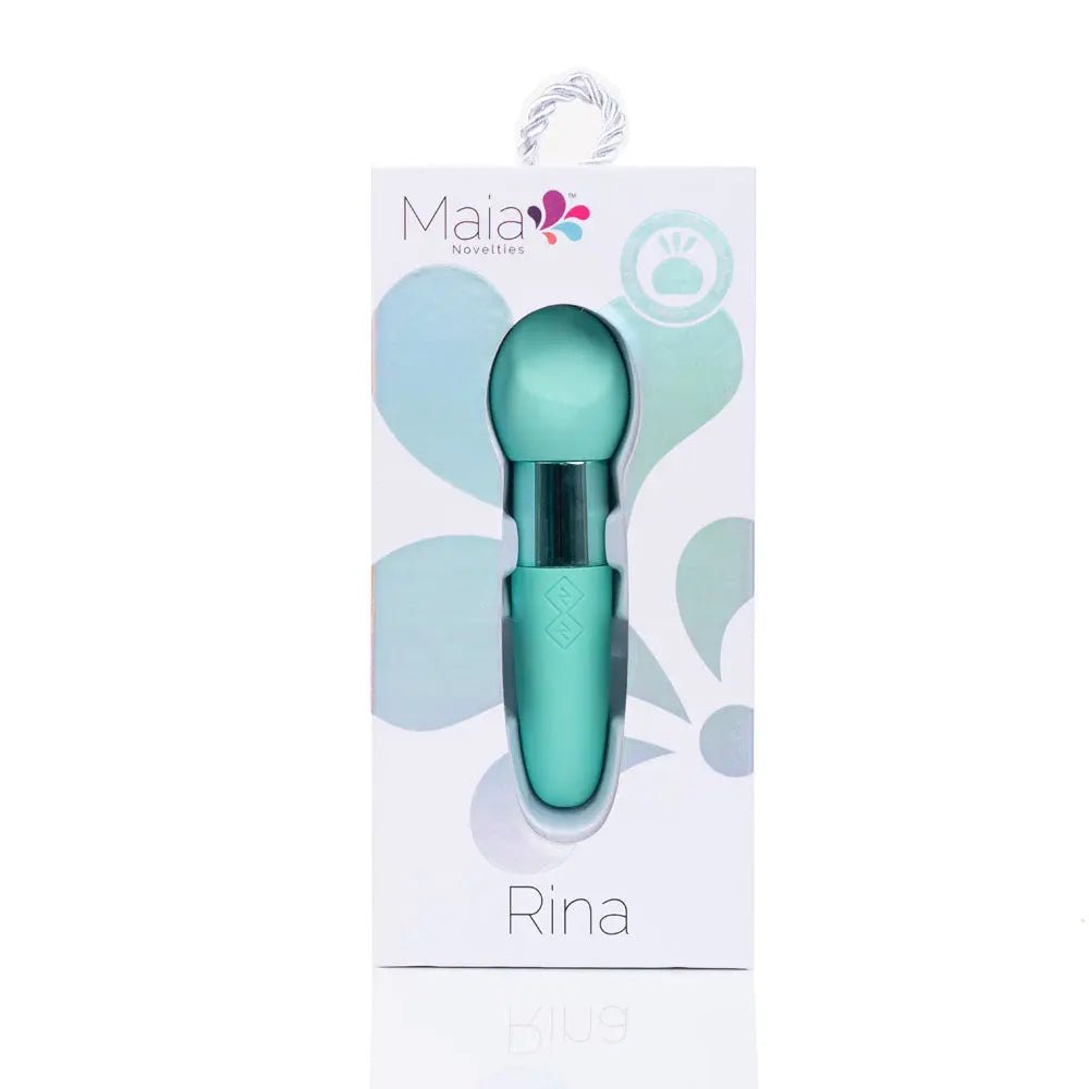 Shop affordable quality Maia RINA - Teal - Teal 13.3 cm USB Rechargeable Vibrator - Discreet Intimate Essentials - VIBRATORS - Maia Toys