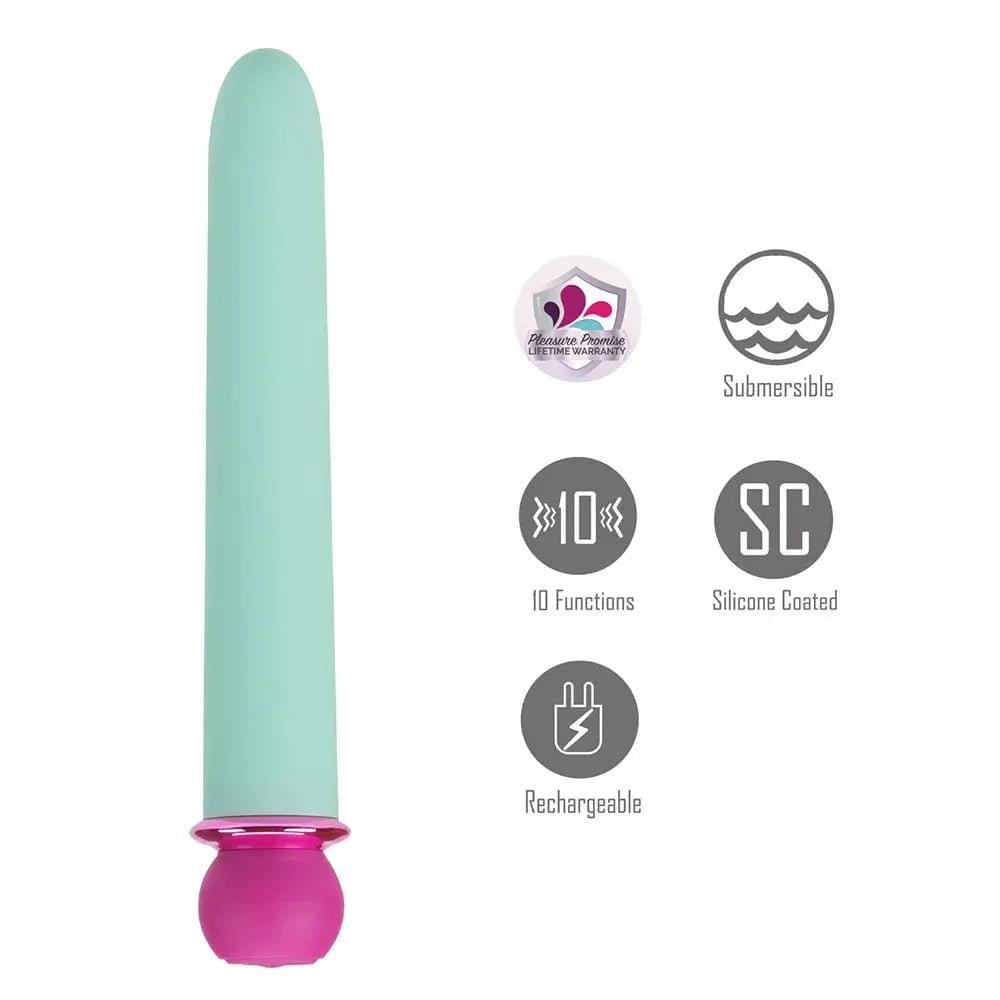 Maia RORI - Teal - Teal 15.2 cm USB Rechargeable XL Bullet Maia Toys Discreet Intimate Essentials.
