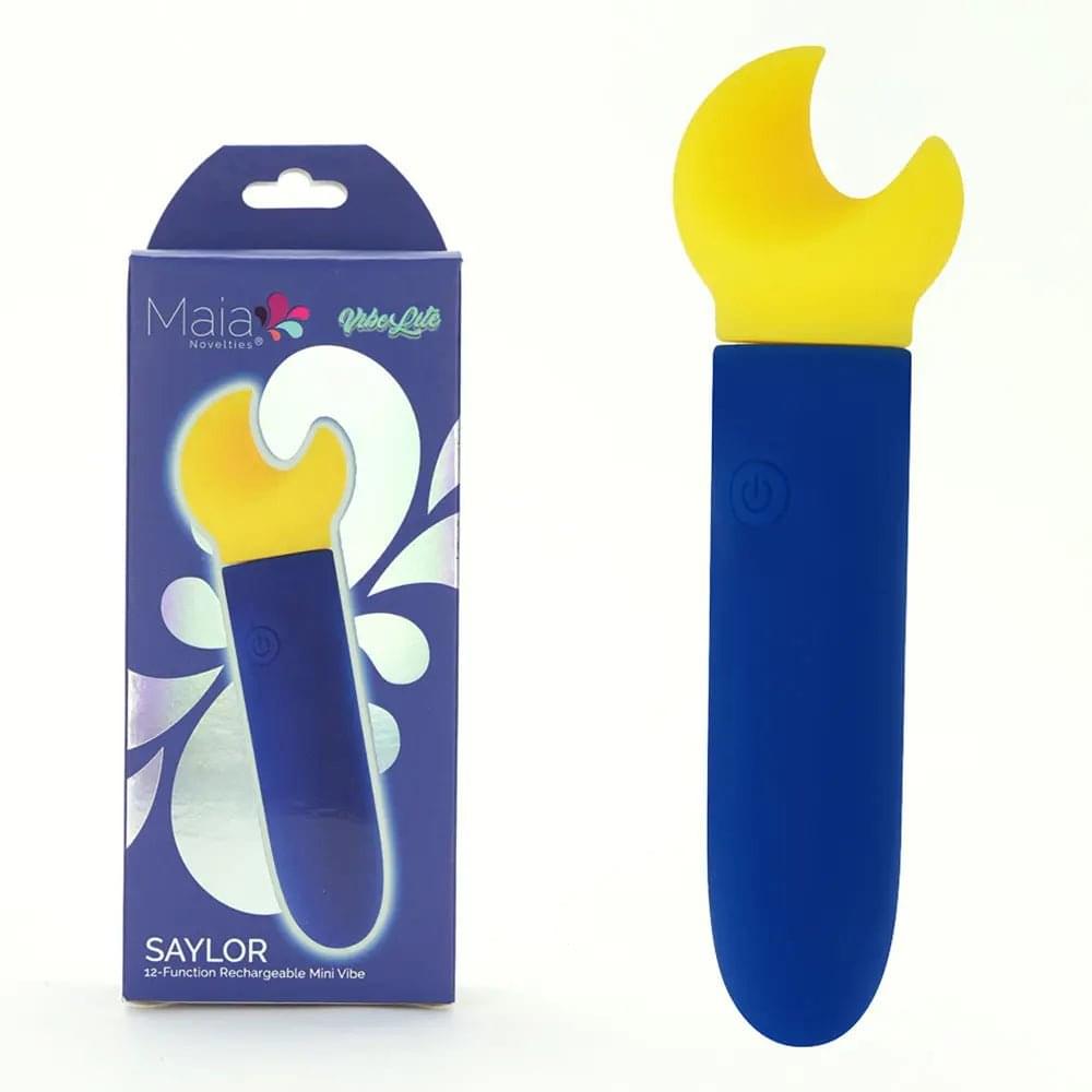 Maia SAYLOR - /Yellow 11.1 cm USB Rechargeable Bullet Maia Toys Discreet Intimate Essentials.