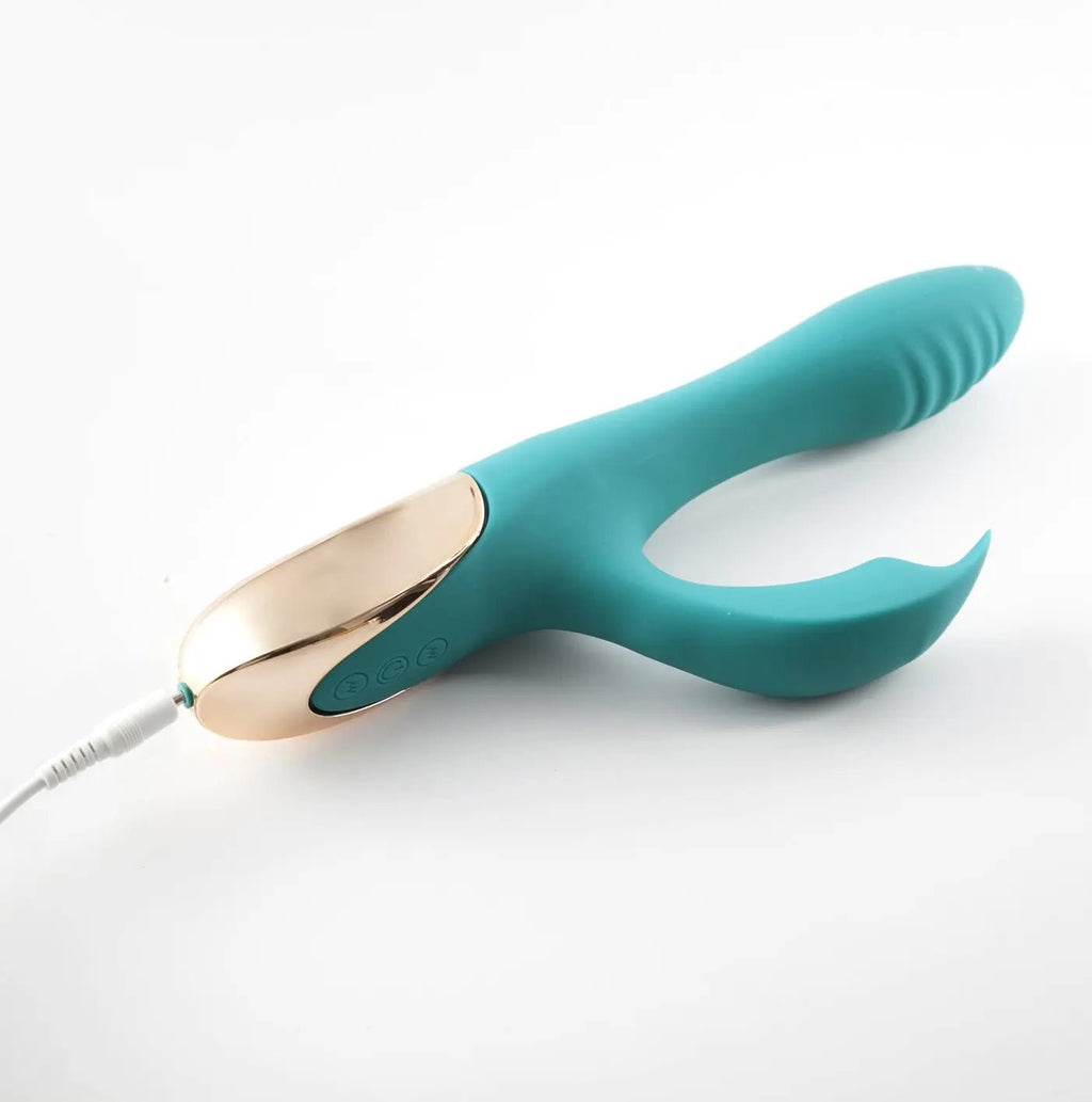 Shop affordable quality Maia Skyler - 21.6 cm USB Rechargeable Bendable Rabbit Vibrator - Discreet Intimate Essentials - VIBRATORS-RABBIT - Maia Toys
