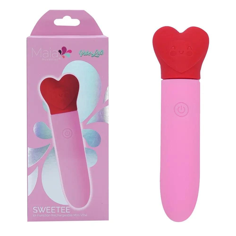 Maia SWEETEE - /Red 11.1 cm USB Rechargeable Bullet Maia Toys Discreet Intimate Essentials.