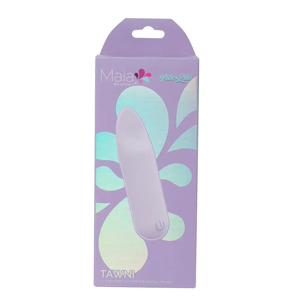 Shop affordable quality Maia TAWNI - Lavender - Lavender 9 cm USB Rechargeable Bullet with Flickering Tip - Discreet Intimate Essentials - BULLETS & EGGS - Maia Toys