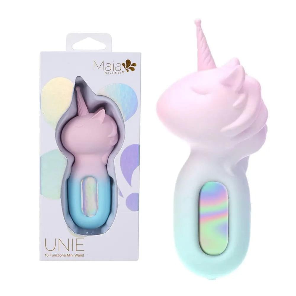 Maia UNIE - Pink/Blue USB Rechargeable Unicorn Wand Maia Toys Discreet Intimate Essentials.