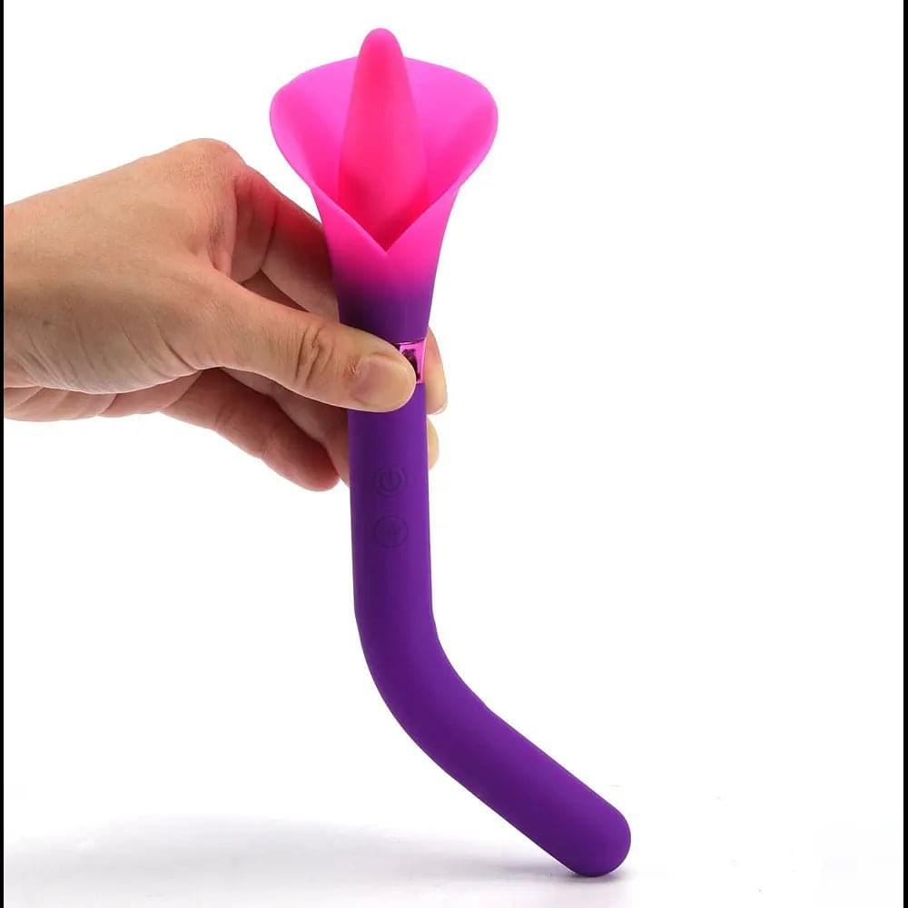 Maia VALA -  - /Pink 22.2 cm USB Rechargeable Flower Vibrator Maia Toys Discreet Intimate Essentials.