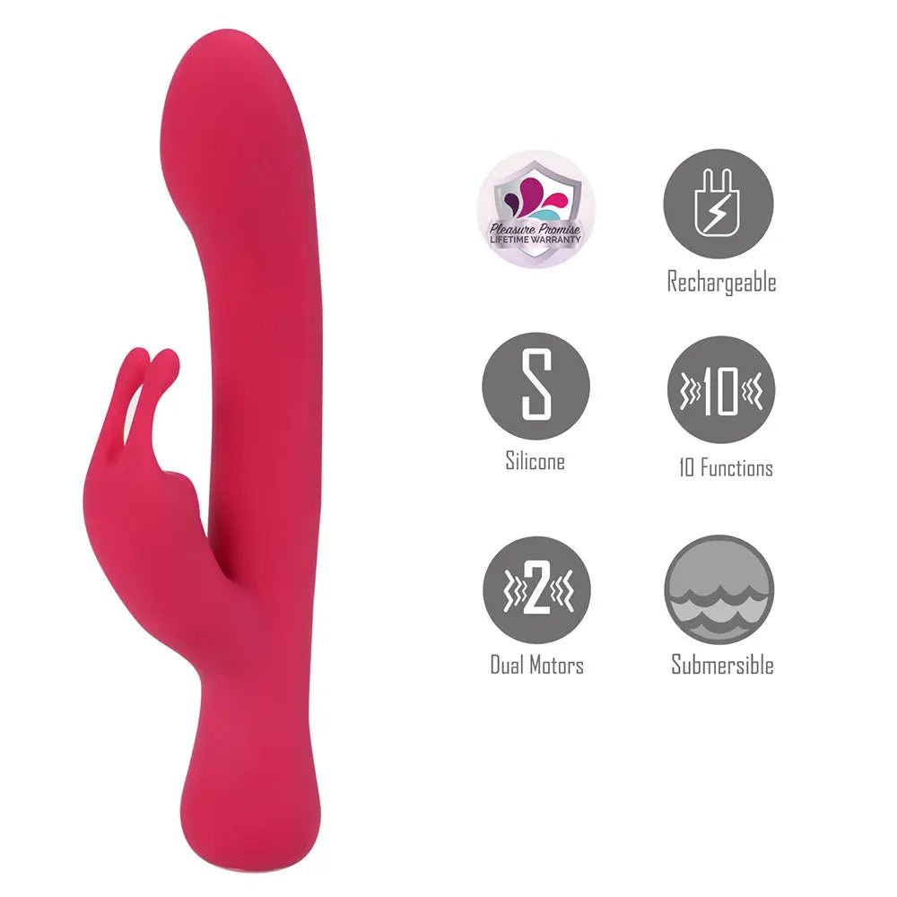Shop affordable quality Maia ZARA - 17.1 cm USB Rechargeable Rabbit Vibrator - Discreet Intimate Essentials - VIBRATORS - Maia Toys