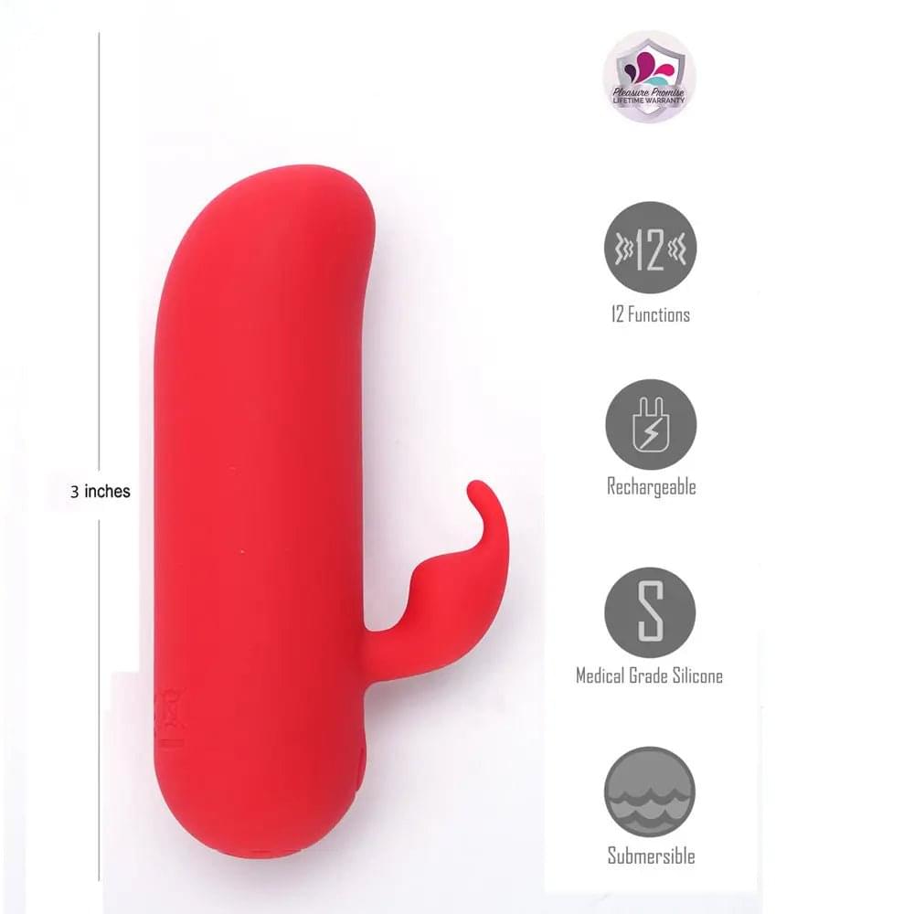 Maia ZIA -  7.6 cm USB Rechargeable Mini Bullet Rabbit Maia Toys Discreet Intimate Essentials.