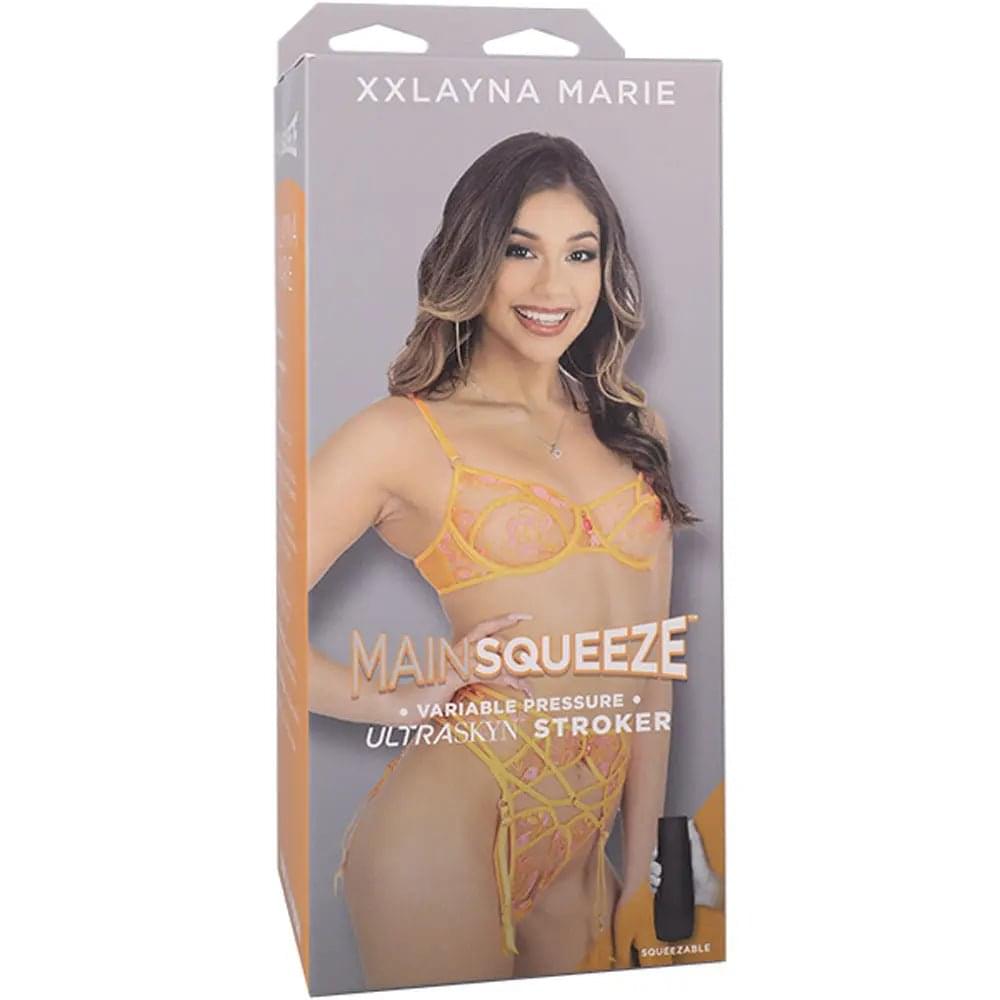 Main Squeeze - Xxlayna Marie - Tan Vagina Stroker Doc Johnson Discreet Intimate Essentials.