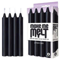 Make Me Melt Drip Candles -  - Jet  Drip Candles - 4 Pack Icon Brands Discreet Intimate Essentials.