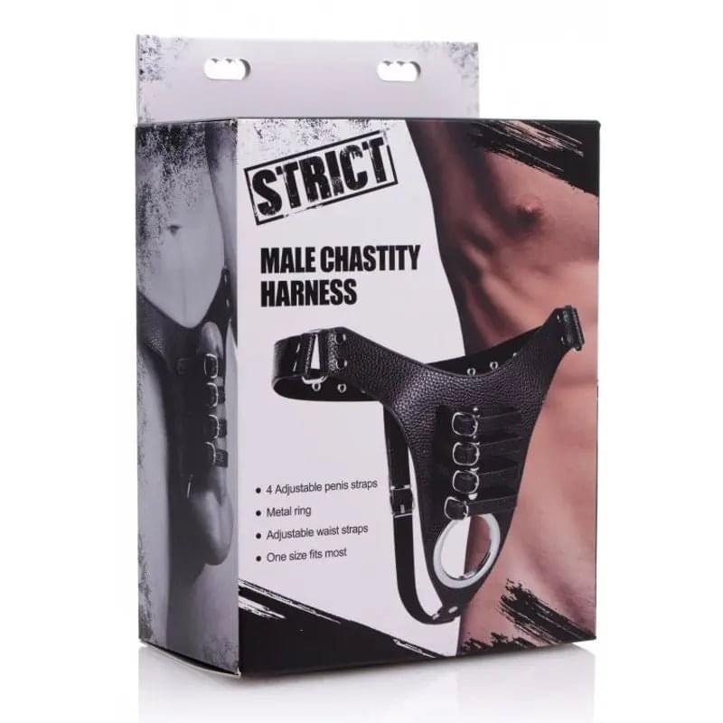 Male Chastity Harness Strict Discreet Intimate Essentials.