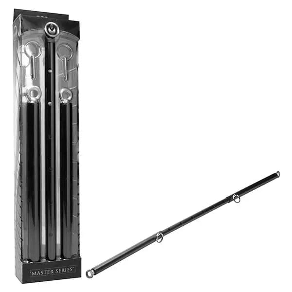 Master Series  Steel Adjustable Spreader Bar -  Metal Spreader Bar Restraint XR Brands Discreet Intimate Essentials.