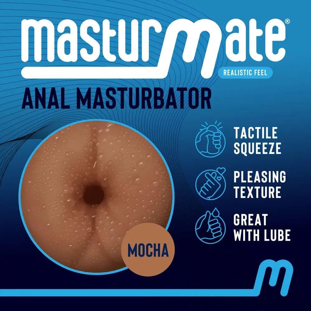 Masturmate - Butt - Mocha -  Anal Stroker Creative Conceptions Discreet Intimate Essentials.