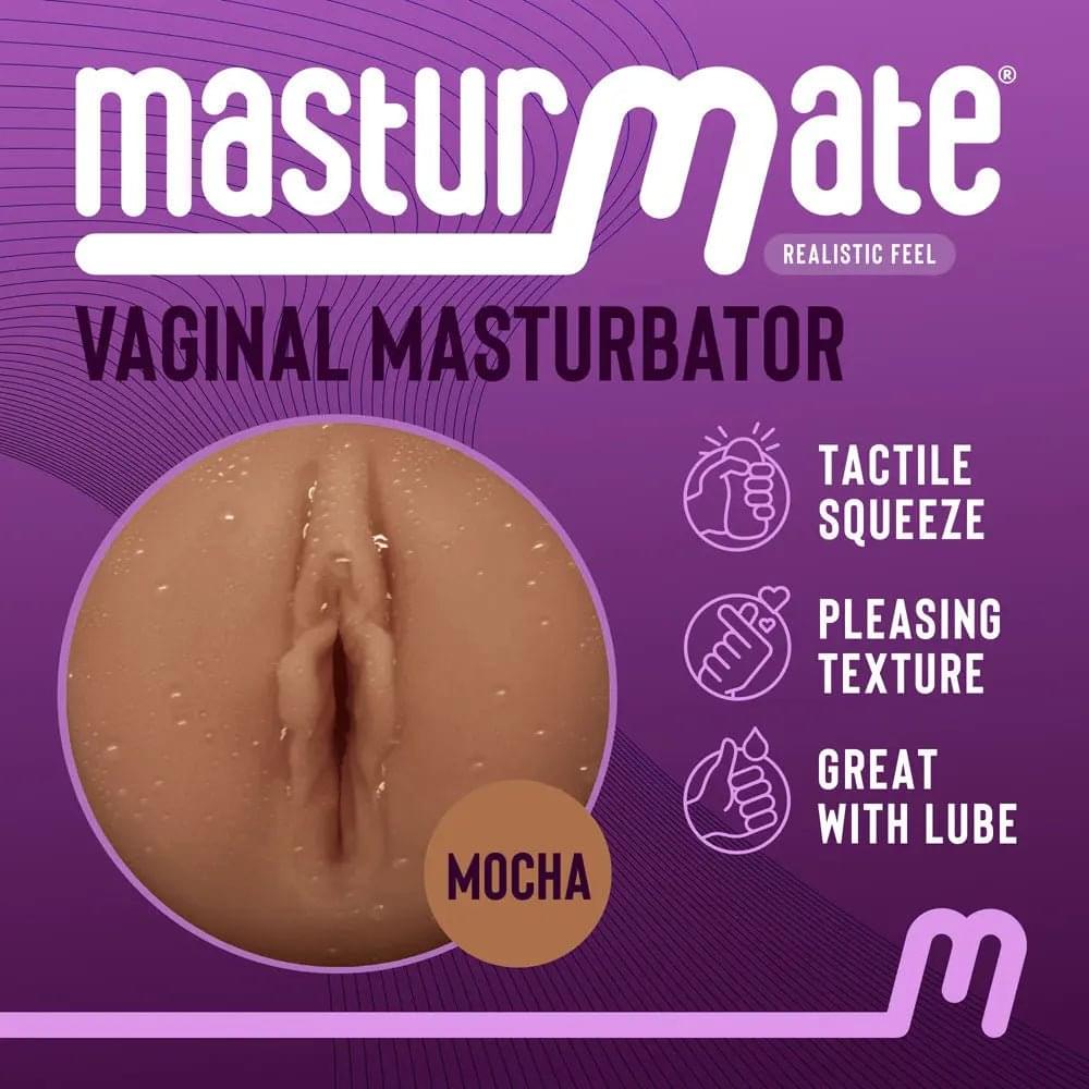 Masturmate - Vagina - Mocha -  Vagina Stroker Creative Conceptions Discreet Intimate Essentials.