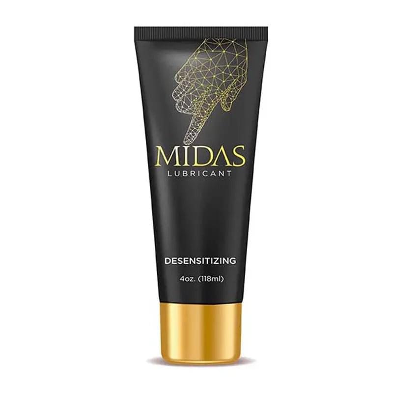Midas Desensitising Lubricant - 118 ml - Desensitising Lubricant - 118 ml Tube Little Genie Discreet Intimate Essentials.