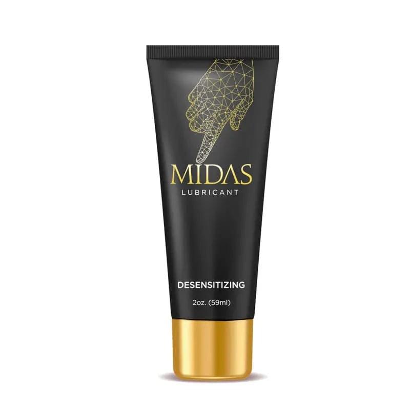 Midas Desensitising Lubricant - 60 ml - Desensitising Lubricant - 59 ml Tube Little Genie Discreet Intimate Essentials.
