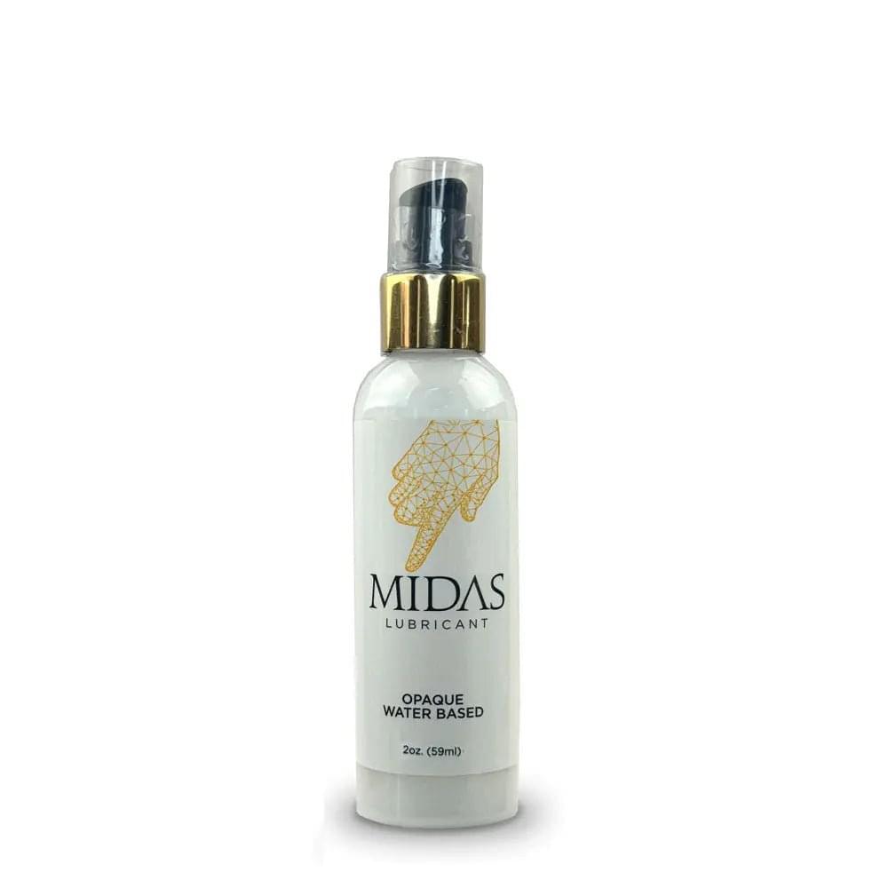 Midas Opaque Water Based Lubricant - 59 ml - Water Based Cum Lube - 59 ml Little Genie Discreet Intimate Essentials.