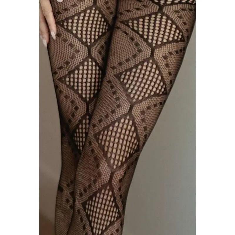 Midnight Allure Fishnet Tights Black Killer Legs Discreet Intimate Essentials.