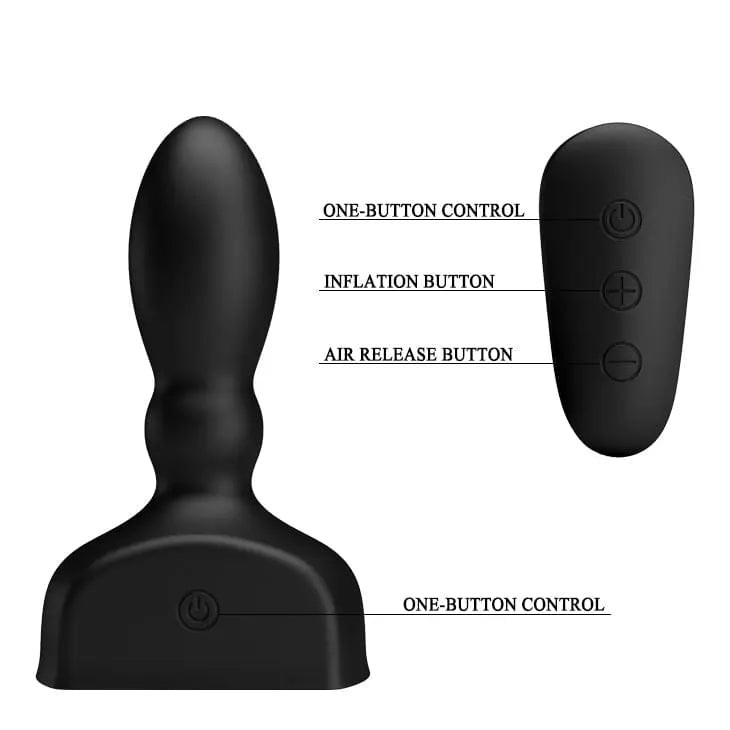MR PLAY Inflatable Anal Plug -  USB Rechargeable Inflatable Anal Plug with Wireless Remote Mr Play Discreet Intimate Essentials.