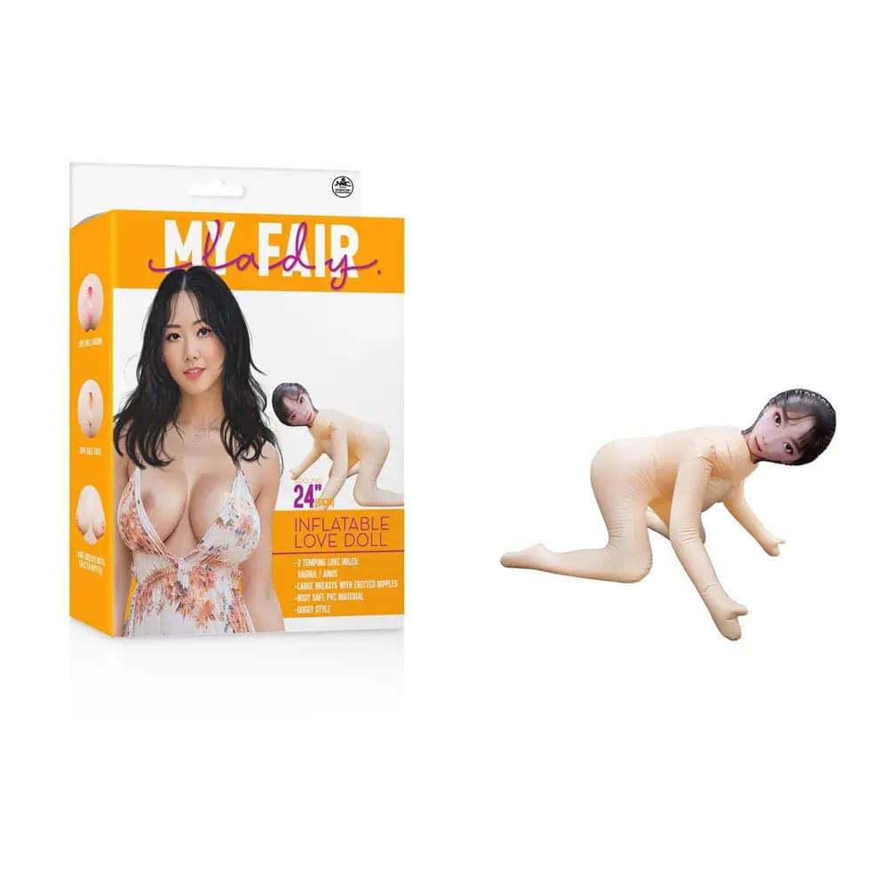 My Fair Lady - Inflatable Doggy-Style Doll Excellent Power Discreet Intimate Essentials.