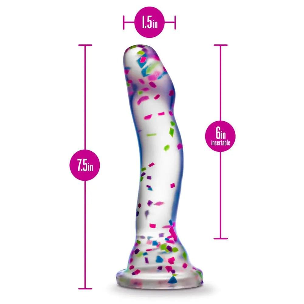 Neo Elite Glow Hanky Panky - Glow In Dark  19 cm Dong Blush Novelties Discreet Intimate Essentials.