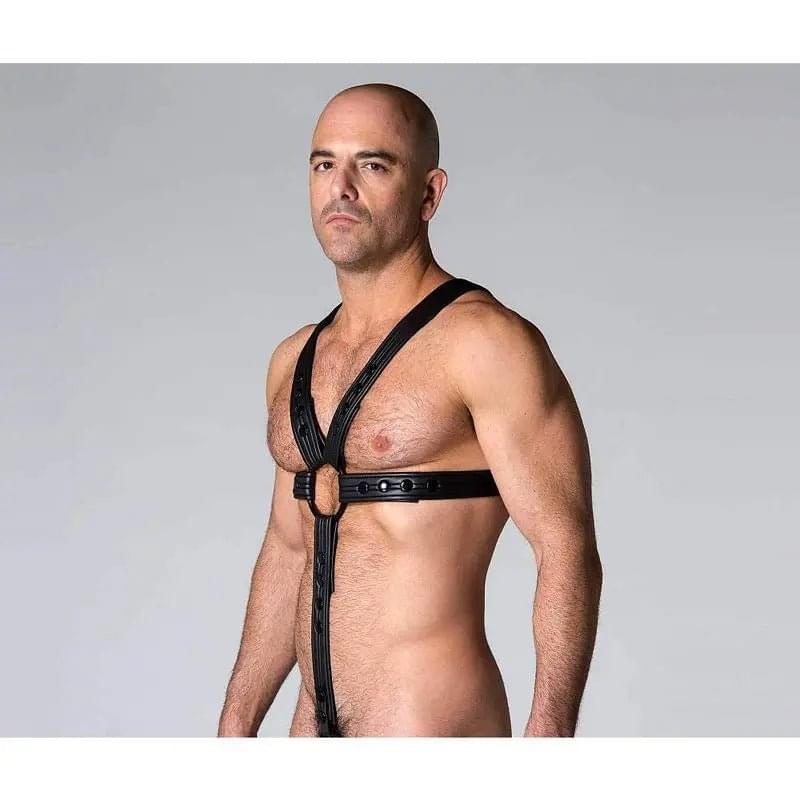Neoprene Full Harness Black Sport Fucker Discreet Intimate Essentials.