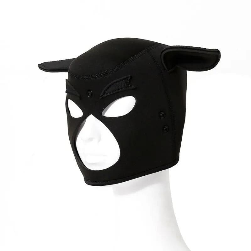 Neoprene Pig Mask Black Daytona Discreet Intimate Essentials.