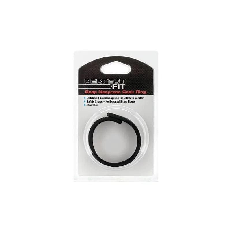 Neoprene Snap Cockrings PerfectFit Discreet Intimate Essentials.
