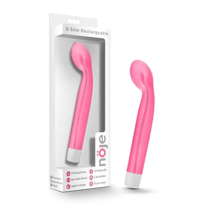 Noje G Slim Rechargeable Rose Noje Discreet Intimate Essentials.