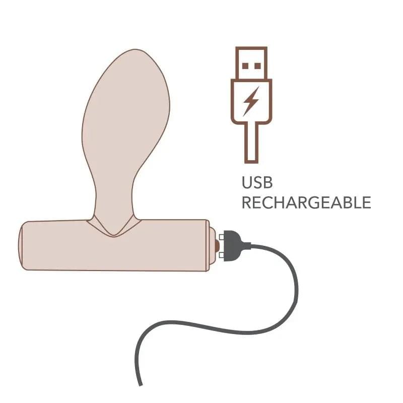 Nova Orbital Butt Plug Vibrator Blue Rocks Off Discreet Intimate Essentials.