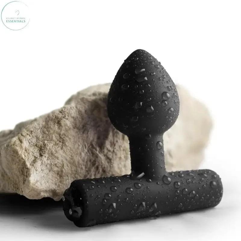 Nova Solaris Tapered Butt Plug Vibrator Black Rocks Off Discreet Intimate Essentials.
