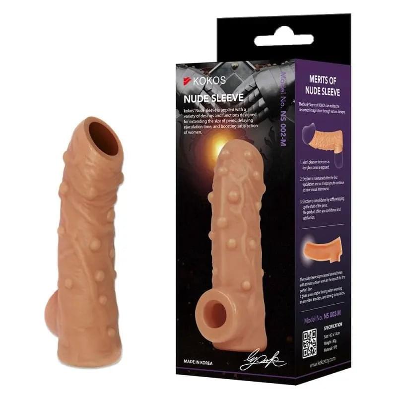 Nude Sleeve 2 Small Kokos Discreet Intimate Essentials.