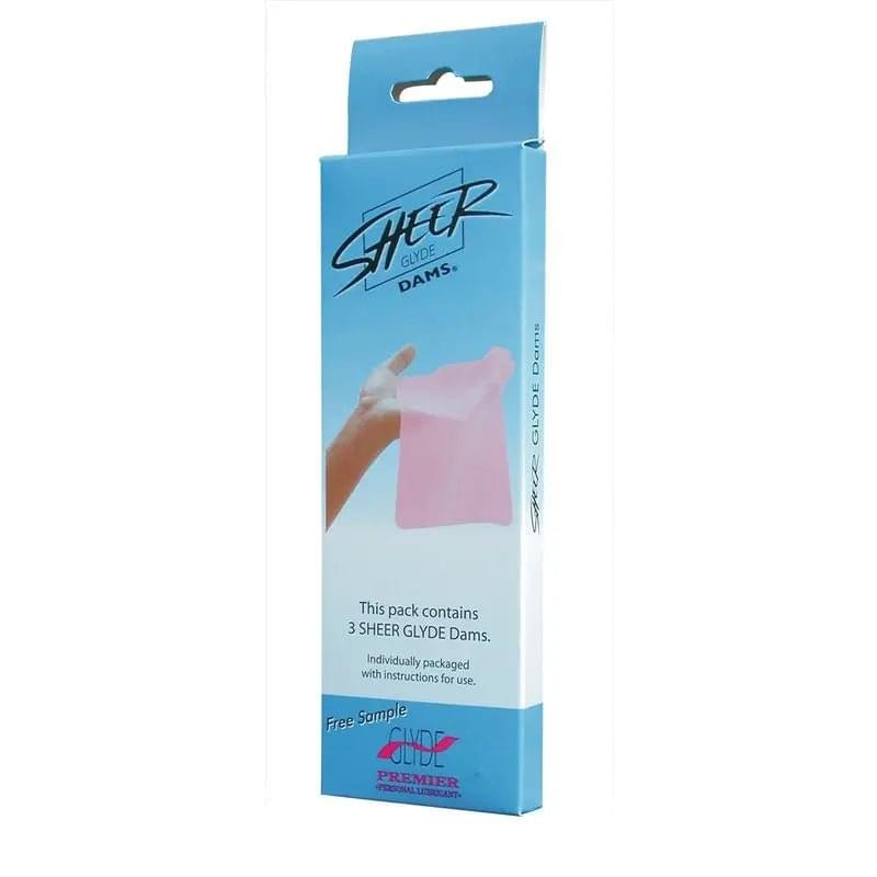 Oral Sheer Dam 3 Pc Mixed Flavours Four Seasons Discreet Intimate Essentials.