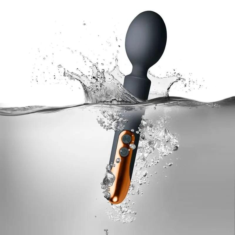Oriel Rechargeable Wand Black Rocks Off Discreet Intimate Essentials.