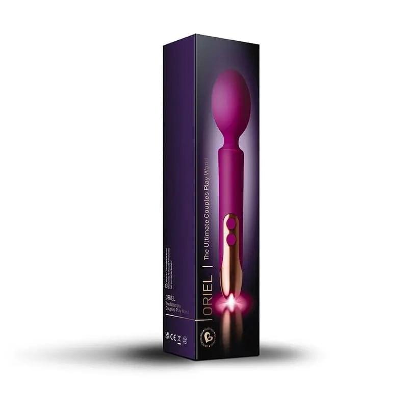 Oriel Rechargeable Wand Fuchsia Rocks Off Discreet Intimate Essentials.