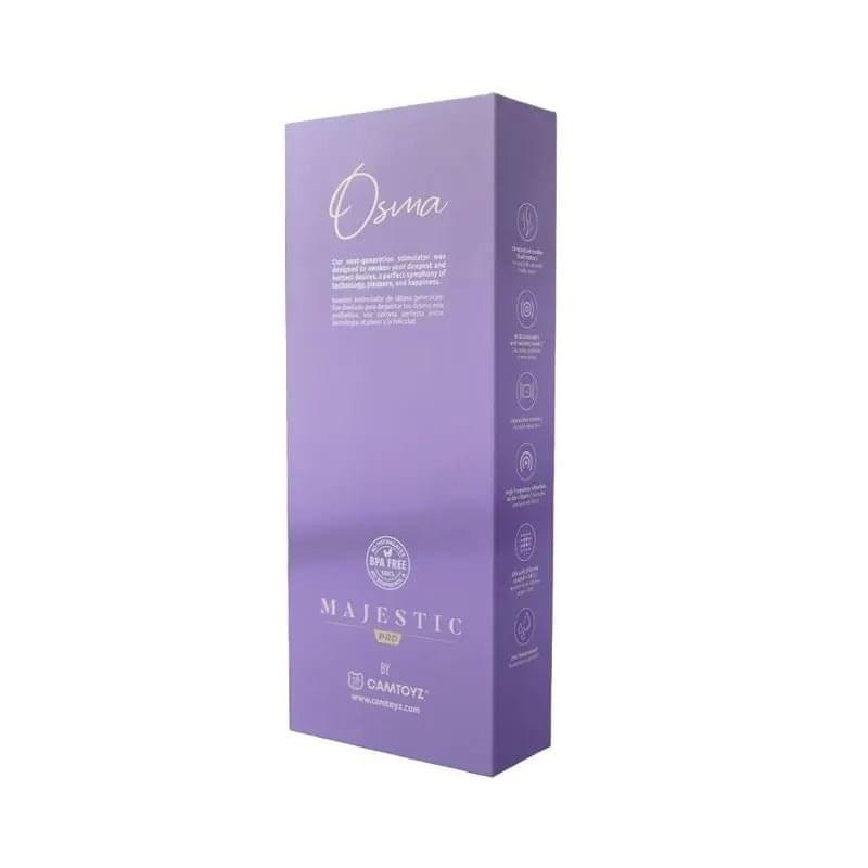Osma Majestic Pro USB 10 Mode Pearl Rabbit Vibrator CAMTOYZ Discreet Intimate Essentials.