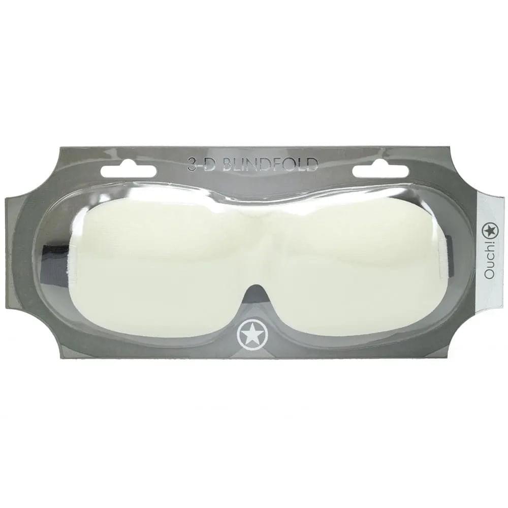 OUCH! 3D Mask - Gold - Gold Eye Mask Shots Toys Discreet Intimate Essentials.