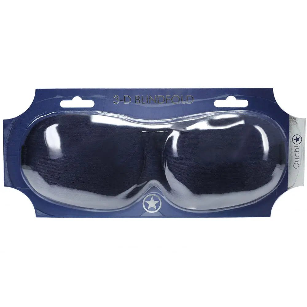 Shop affordable quality OUCH! 3D Mask - Navy - Navy Blue Eye Mask - Discreet Intimate Essentials - BONDAGE-TOYS - Shots Toys