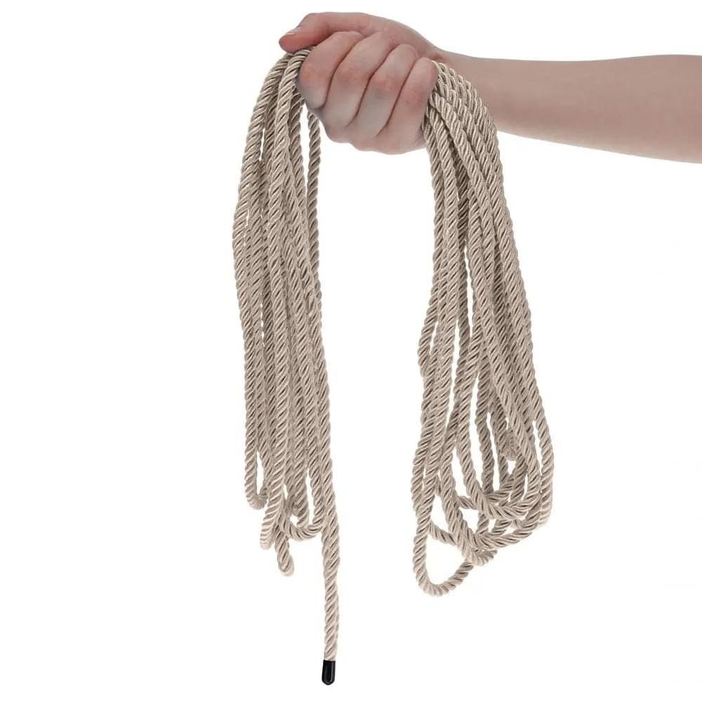 OUCH! Bondage Rope - 10 M - Gold - Gold Nylon Bondage Rope - 10 metre Length Shots Toys Discreet Intimate Essentials.