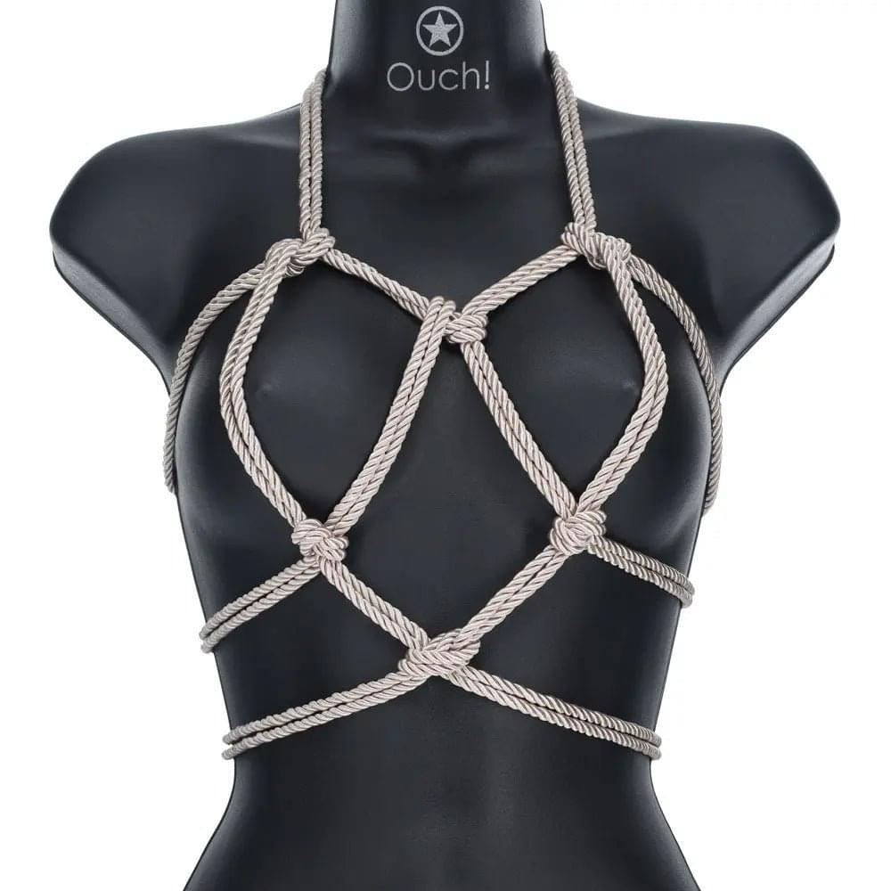 OUCH! Bondage Rope - 10 M - Gold - Gold Nylon Bondage Rope - 10 metre Length Shots Toys Discreet Intimate Essentials.